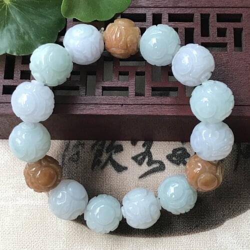 A cargo bracelet Passepartout multicolored bracelets natural yu beads rosary bracelet male and female models