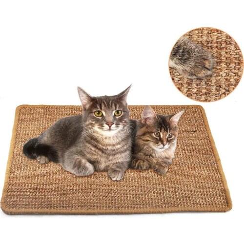 Sisal Cat Scratch Board Cat Scratcher Mat Climbing Tree Chair Table Mat Furniture Protector Mat Cat Play Toys Cat Paw Scraper