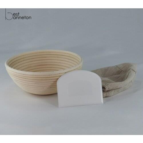 Best banneton natural Indonesia rattan 9 Inch round Banneton Proofing Basket Set for Professional and Home Bakers