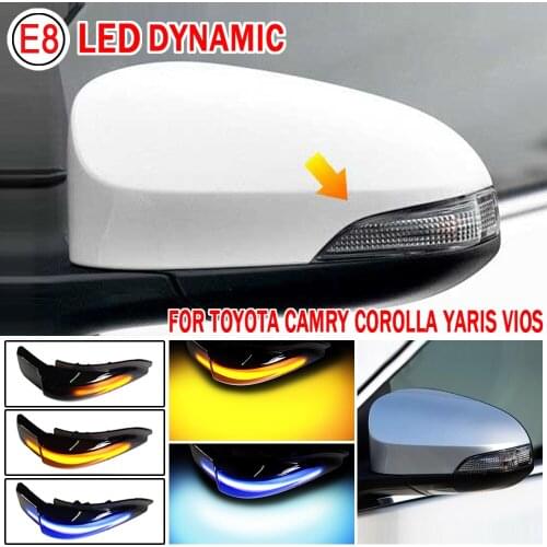 Rearview Mirror Flashing Lamp Turn Signal Light For Toyota Corolla Camry Prius Vios CHR Yaris Venza Avalon Altis