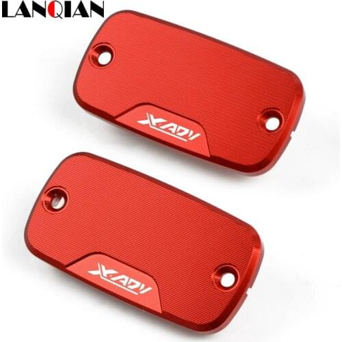 Motorcycle CNC Aluminum Front Brake Reservoir Cap & Clutch Fluid Reservoir Cap Cover moto For Honda XADV X-ADV 2017 2018 2019