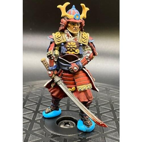 56mm Resin Model Kits Ancient Japanese Samurai Figure Unpainted No Color RW-013
