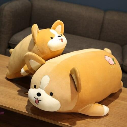 New Pudgy Shiba Inu Dog Plush Toy Stuffed Soft Animal Corgi Chai Pillow Christmas Gift for Kids Kawaii Valentine Present