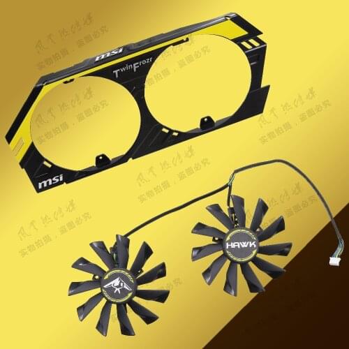 New Original for MSI N760 R9 270X HAWK Graphics card cooling fan PLD10010B12HH