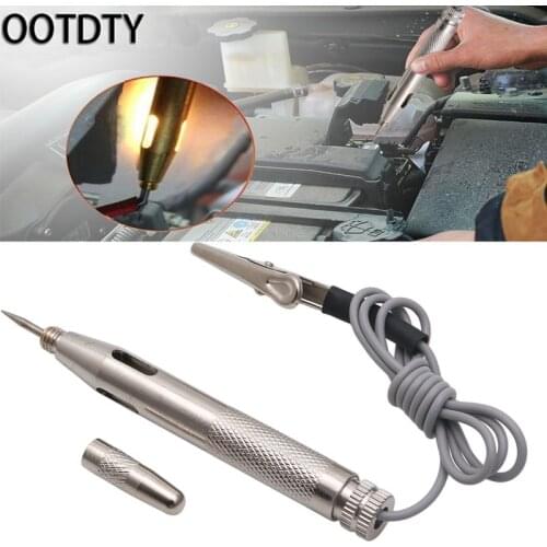 OOTDTY 6V 12V 24V Auto Car Motorcycle Circuit Tester Gauge Test Voltmeter Light #1