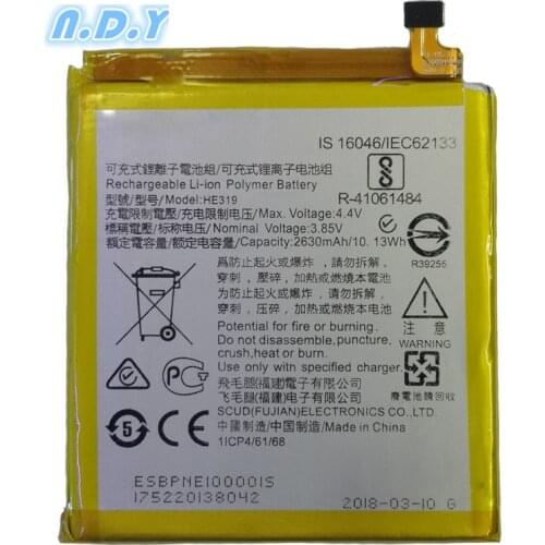 Original HE319 2650mAh Battery For For Nokia 3 TA-1020 1028 1032 1038 Lithium Polymer Batteries