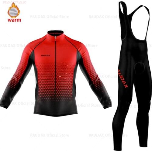Pro Team Cycling Jersey 2021 Men Winter Fleece Cycling Clothing MTB Cycling Bib Pant Set Ropa Ciclismo Triathlon