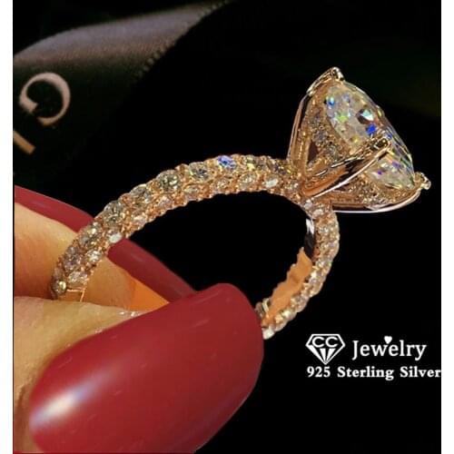 CC Simple Rings For Women Cubic Zirconia Wedding Bridal Trendy Jewelry Engagement Promise Ring Bijoux Drop Shipping CC2101