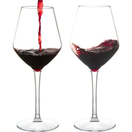 Transparent red wine cup Plastic American Transparent Unbreakable Silicone Plastic Wine Glass Cups Bar Home Goblet wine glasses