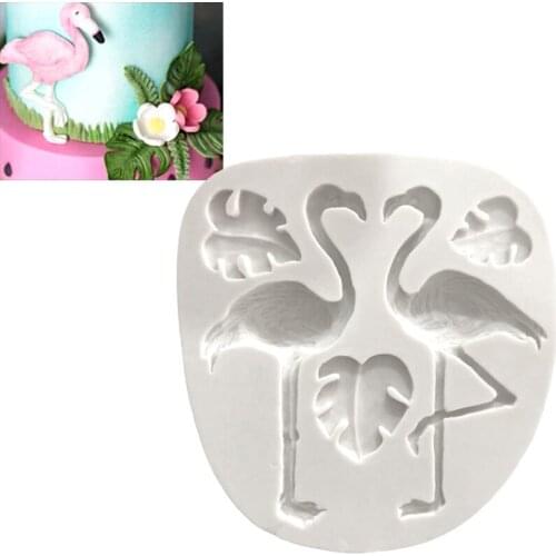 Flamingo Silicone Fondant Cake Chocolate Candy Jello Silicone Decorating Mould Tools