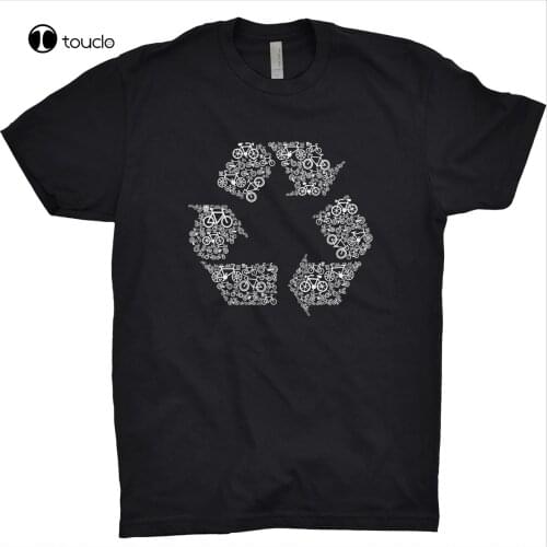 Cycling T Shirt Recycling Recycle Road Bike Bicycle Cyclist Bmx Mtb Environment Tee Shirt