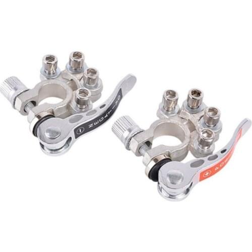 1 Pair Toolless Quick Disconnect Battery Main Cable Post Terminal Connectors Car Truck Replacement Parts