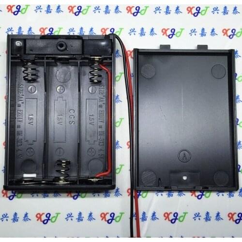10pcs Fully sealed, battery box with switch, section 5, No. 3, AA, 3, 4.5V volts, covered with switches