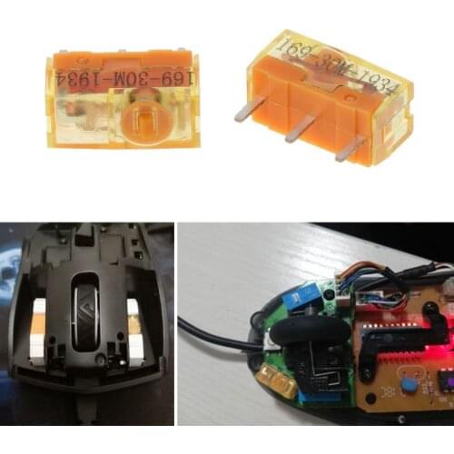 2Pc TTC Dustproof Gold Mouse Micro Switch Micro Button Gold Contactor 30 Million