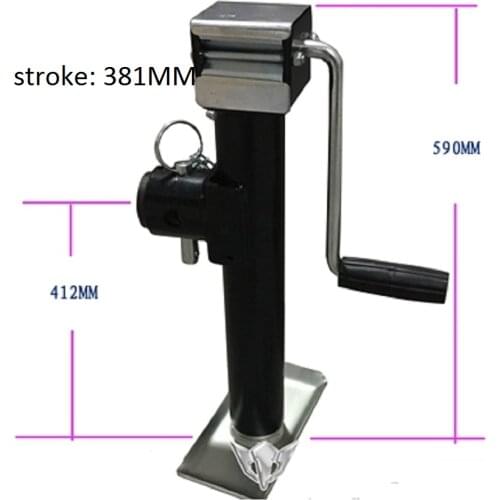 1200KG,381MM welded Trailer jack support carriage car parking frame