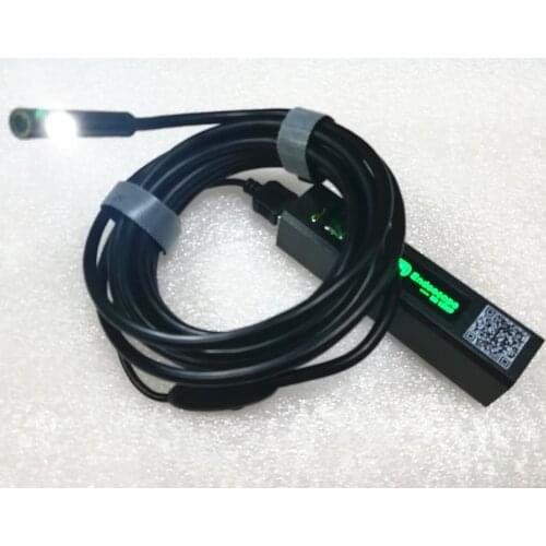 2MP WIFI/USB Dual Lens Endoscope Inspection Wireless Borescope Camera Otoscope Handheld 90 Degree Side View Digital Microscope