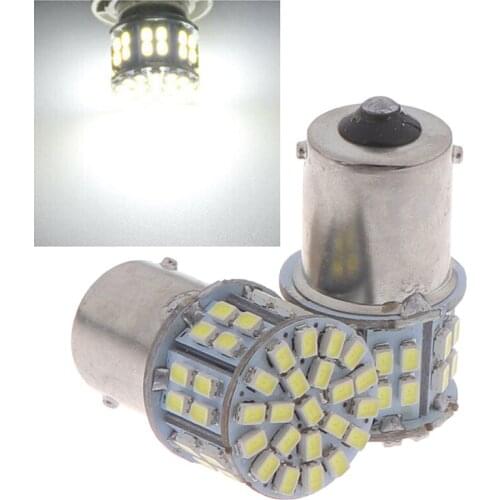 2x White Light 1156 50smd 1206 Led Automobile Turn Signal Tail Lamp Brake Reversing Lamp Dc 12v2 1156 Led Bulbs