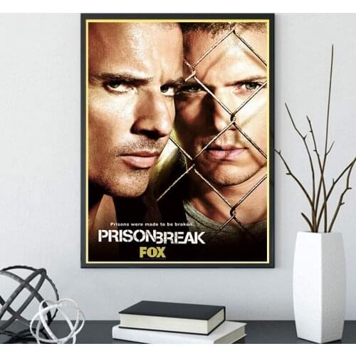 5D Diy Diamond Painting Prison Break Posters Movie Diamond Embroidered Cross Stitch Pattern Mosaic Rhinestone Home Decoration