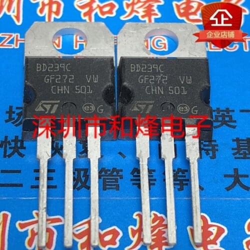 6pcs/lot BD239C TO-220 100V 2A In Stock