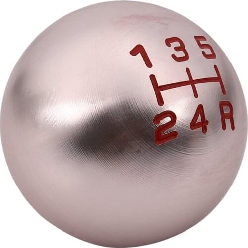 Automotive Cnc Aluminum 5-Speed Jdm Spherical Shift Gear Knob For Honda Feicheng Civic City Fd2 Fn2 Ep3 R Dc2 Dc5 Ap1 Ap2 S2000