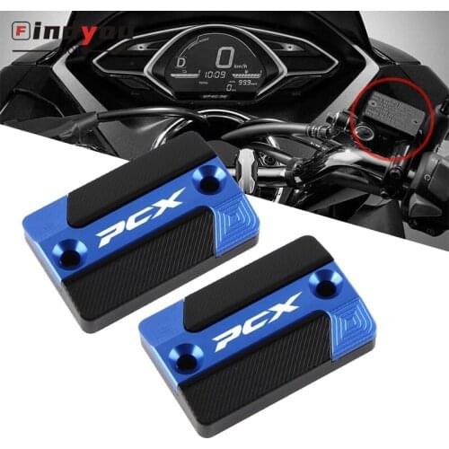 Motorcycle CNC Aluminum Front Brake Fluid Reservoir Tank Cover Cap For HONDA PCX 125 PCX 150 PCX125 PCX150 2018 2019