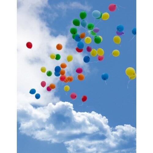 LIFE MAGIC BOX Backdrops Balloon Cheap Vinyl Photo Foto Background S-2352
