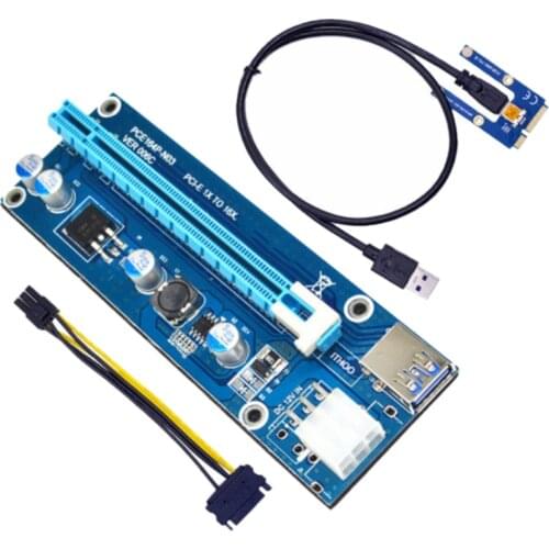 Mini PCIe to PCI Express 16X Riser for Laptop External ie Card EXP GDC BTC MPCIe to PCI-E Slot Mining Card
