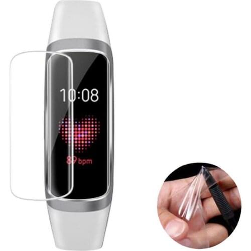 2pcs TPU Soft Full Protective For Samsung watch Galaxy Fit R370/ Fit-e R375 Film Smart Wristband Screen Protector Cover