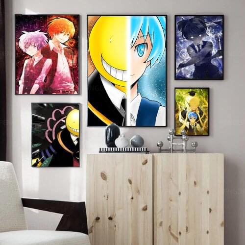 Wall Art Home Decor Canvas Print Assassination Classroom Painting Modern Poster Living Room Modular Pictures No Frame Artwork