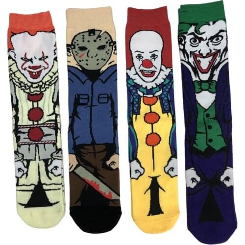 Flower Flower Cartoon Socks Comfortable Fashion Sports Leisure Street Popular Fan Skateboard Medium Tube Cotton Socks