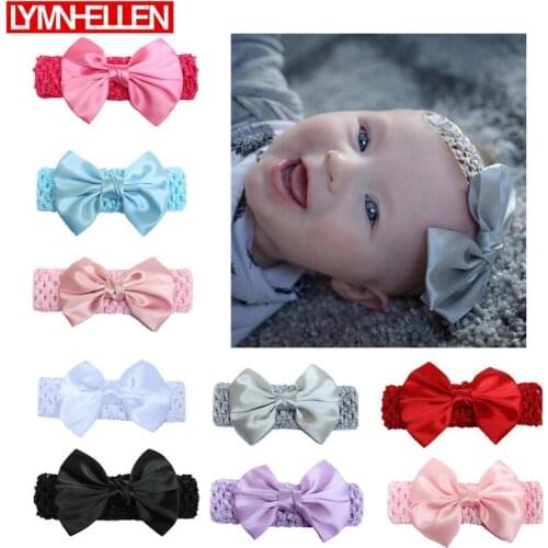 2019 The New Girls Knit Headbands Bowknot Hair Accessories for Girls Infant Hair Band for Girls Headwear Christmas Gift