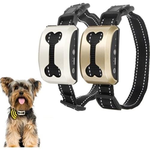 Pet Dog Anti Bark Collar Rechargeable Stop Barking Ultrasonic Training Collars Waterproof Vibration Dog Training Pet Supplies