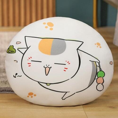 35/45CM Cartoon Anime Cat Teacher Pattern Plush Pillow Soft Chair Sofa Back Cushion Sleeping Pillow Birthday Gift Home Decor