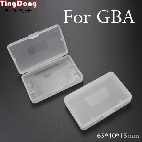 TingDong 200PCS For Nintendo Game Boy for GBA / GBA SP Clear Game Cartridge Cases Game Cartridge Storage Box Replacement