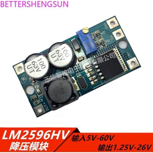 LM2596HV adjustable step-down power supply module 60V48V 36V to 24V 12V5V DC voltage regulator module DC