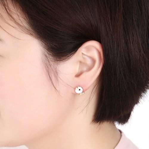 Cute Asymmetric Fish Earrings Ear Clips Without Pierced Earrings Wholesale Jewelry for Kids