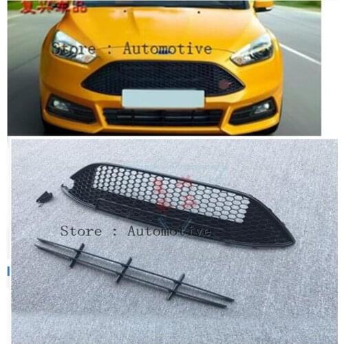Styling ABS chrome front rear fog lamps cover trim For Ford Focus ST 2015 2016 20172018 Grille Around Trim Racing Grills