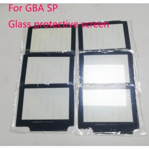 Glass Mirror Screen Len for GBA SP GameBoy Advance SP Glass Protection Panel Screen Lens Protector For Nintend GBA SP