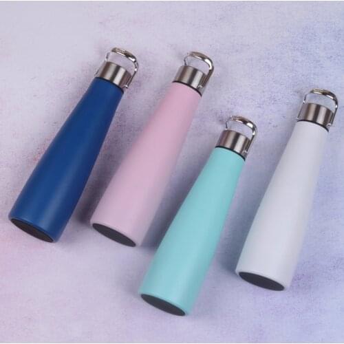 500ML Stainless Steel Water Bottle Insulated Thermos Vacuum Flask Double Wall Sports Bottle Gym Cups Outdoor Drinkware Cola Mugs