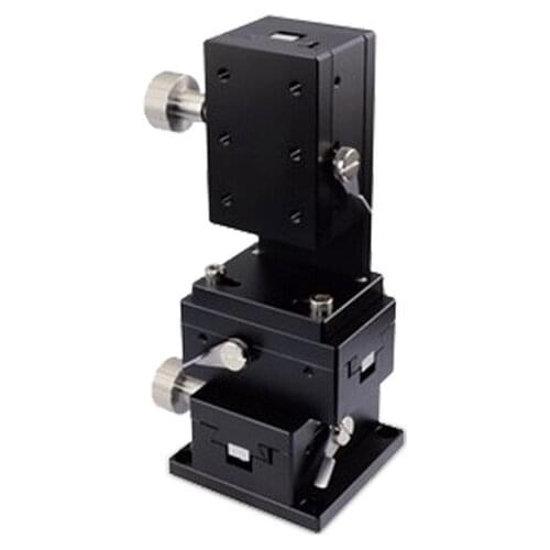 XYZ Axis 40*60Manual Displacement Platform Micrometer Sliding stage Steel ball guide PLWD4060