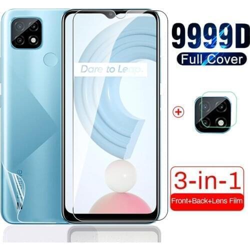 For oppo realme c21 c 21 21c 6.5" camera lens protect film back hydrogel film realmy c21 glas screen protectors tempered glasses