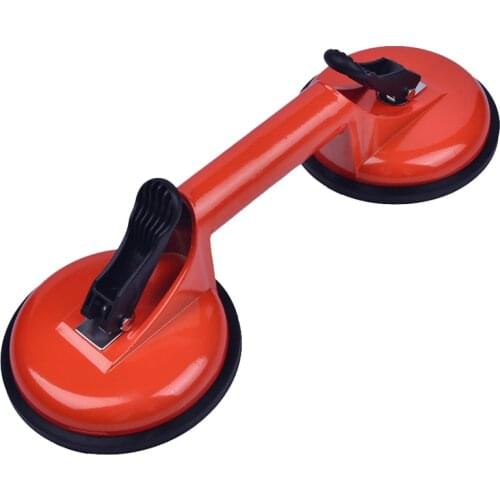 1PC 75kg 80kg Double Claw Aluminum Alloy Glass Sucker Ceramic Tile Floor Suction Cup Car Puller Dents Remover Dia 125mm NEW
