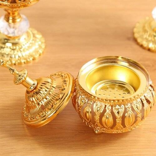 1pc Delicate Middle East European Style Incense Burner For Home Decoration Home Decorative Ornament