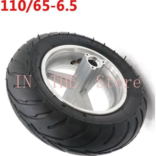 110/50-6.5 inch Pocket Bike Tyres Mini Racing bike tire tubeless vacuum for 47cc/49cc 2 stroke small Rear Wheels