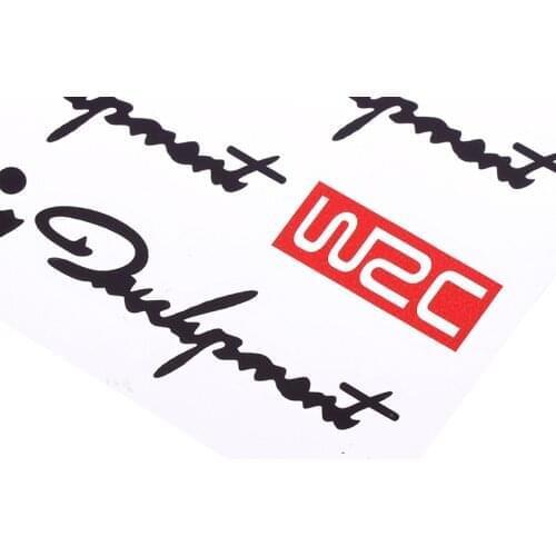 4 X Car Styling Fashion WRC World Racing Development Creative Car Door Handle Decals Design Stickers PVC Decals