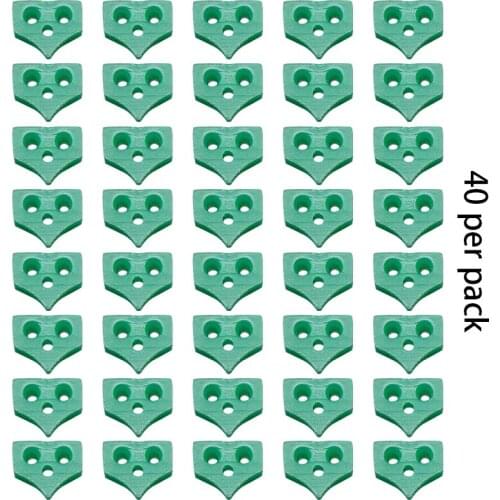 80Pcs Dental Silicone Add On Special Wedges Rubber Dentisty Tools Green Delta Ring Tine Watercress Molding Wedge Add-On Wedges