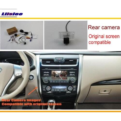 Liislee Car Rear View Camera / Back Up Reverse Camera For Nissan Teana / Lannia / NV200 2014~2016 / Original Screen Compatible