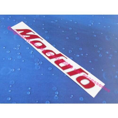 Auto car thin metal Modulo for civic jazz Si Accord Random Emblem Badge Sticker