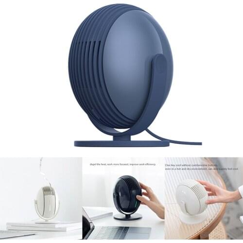 Leafless Fan, Portable USB Plug-in Three-Speed Desktop Silent Desktop Fan for Office and Bedroom
