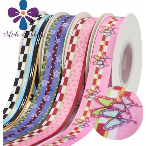 10mm 15mm 20mm Japan Cartoon Printed Keychain Neckband Key Lanyard ID Pass Card Gym Mobile Phone USB Badge Holder Lanyard Ribbon